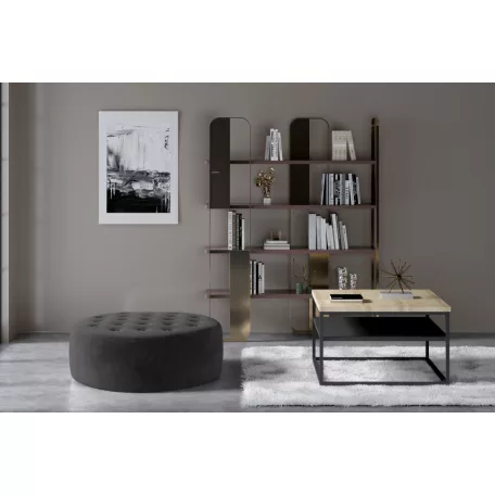 Monty puff, sötétszürke