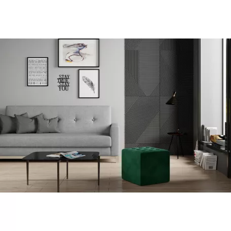 Nolla puff, sötétzöld