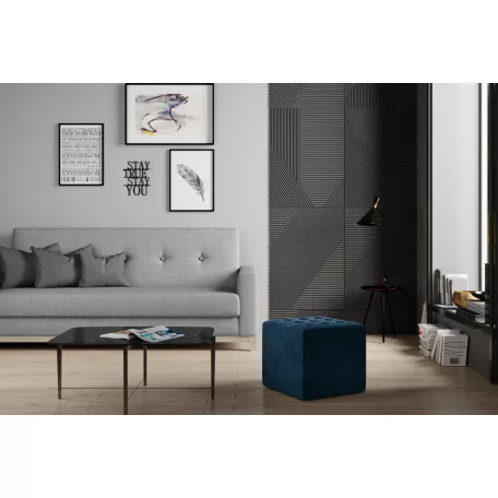 Nolla puff, sötétkék