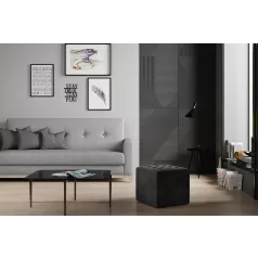 Nolla puff, sötétszürke