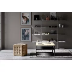 Sofia puff, világosbarna