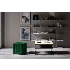 Sofia puff, sötétzöld