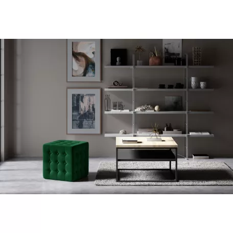 Sofia puff, sötétzöld