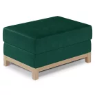 Selene puff bükk puff, zöld