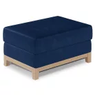 Selene puff bükk puff, kék