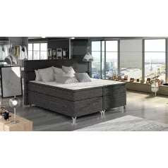 Amadeo 140x200 boxspring ágy  sötétszürke