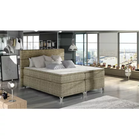 Amadeo 140x200 boxspring ágy  bézs