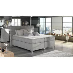 Amadeo 140x200 boxspring ágy  szürke