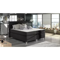 Amadeo 140x200 boxspring ágy  fekete
