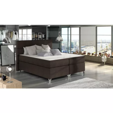 Amadeo 160x200 boxspring ágy  barna
