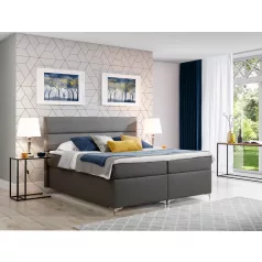 Amadeo 160x200 boxspring ágy  szürke