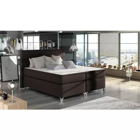 Amadeo 160x200 boxspring ágy  barna