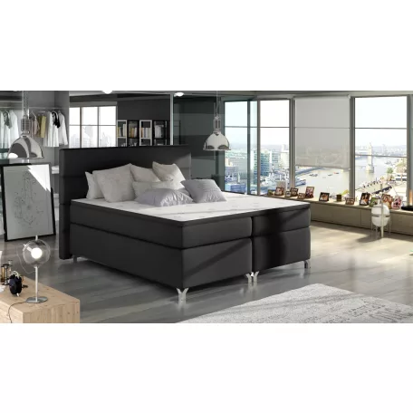 Amadeo 180x200 boxspring ágy  fekete