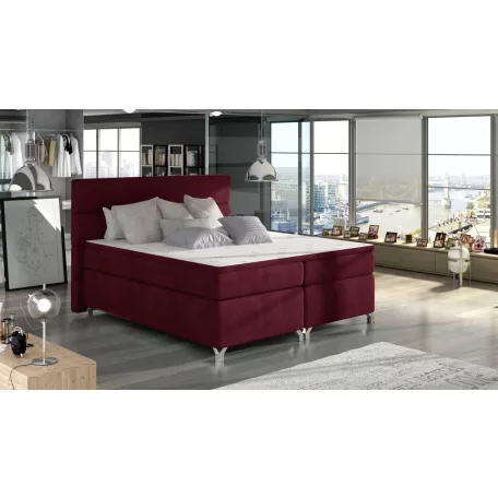 Amadeo 180x200 boxspring ágy  piros
