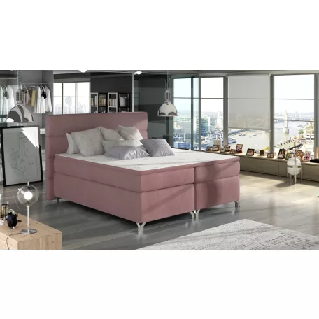 Amadeo 180x200 boxspring ágy  rózsaszín