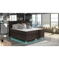 Amadeo 140X200, Ledes Boxspring ágy, Barna, Savana 26