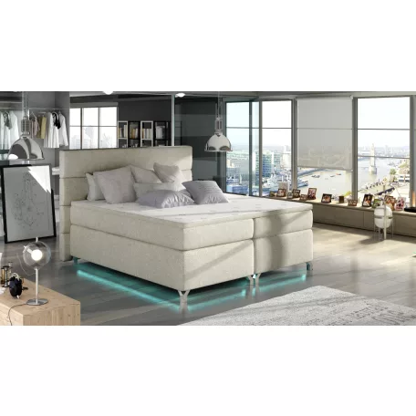 Amadeo 140X200, Ledes Boxspring ágy, Bézs, Dóra 21