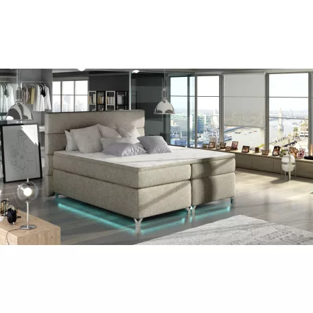 Amadeo 140X200, Ledes Boxspring ágy, Bézs, Dóra 22