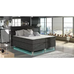   Amadeo 180X200, Ledes Boxspring ágy, Sötét szürke, Berlin 02