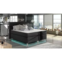 Amadeo 180X200, Ledes Boxspring ágy, Fekete, Lágy 11