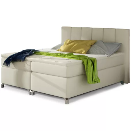 Basilio 140x200 boxspring ágy  bézs