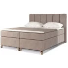 Basilio 140x200 boxspring ágy  bézs