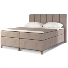 Basilio 140x200 boxspring ágy  bézs