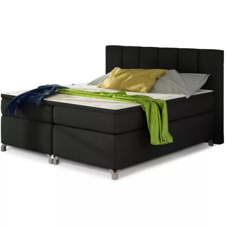 Basilio 160x200 boxspring ágy  fekete