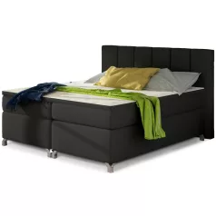 Basilio 160x200 boxspring ágy  fekete