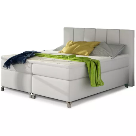 Basilio 160x200 boxspring ágy  fehér