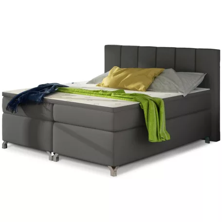 Basilio 160x200 boxspring ágy  szürke