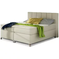 Basilio 160x200 boxspring ágy  bézs