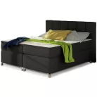 Basilio 180x200 boxspring ágy  fekete