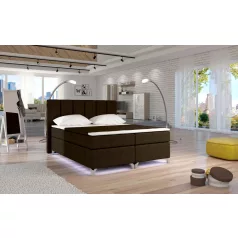 Basilio 140X200, Ledes Boxspring ágy, Barna, Savana 26