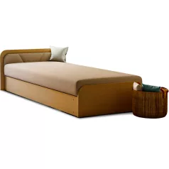 Parys ágy, bézs, bal