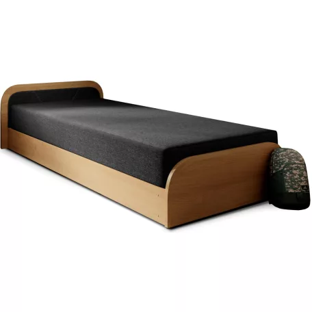 Parys ágy, sötétszürke, bal