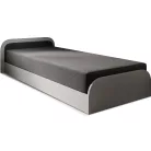 Párizs ágy, sötétszürke, bal