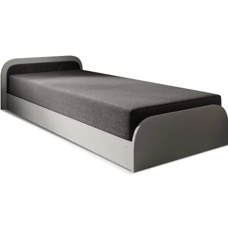 Párizs ágy, sötétszürke, bal