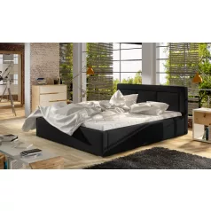 Belluno 160x200 fémvázas ágy fekete