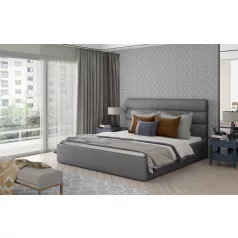 Caramel 200x200 fémvázas ágy sötétszürke