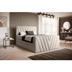 Candice 160x200 boxspring ágy  bézs