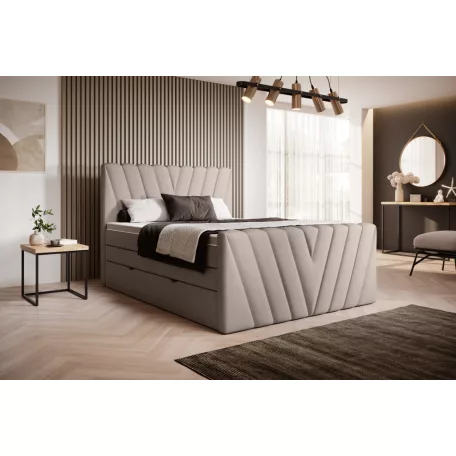 Candice 160x200 boxspring ágy  bézs