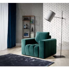 Lazaro 1f fotel, sötétzöld