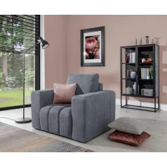 Lazaro 1f fotel, szürke