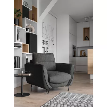 Silva 1f fotel, szürke