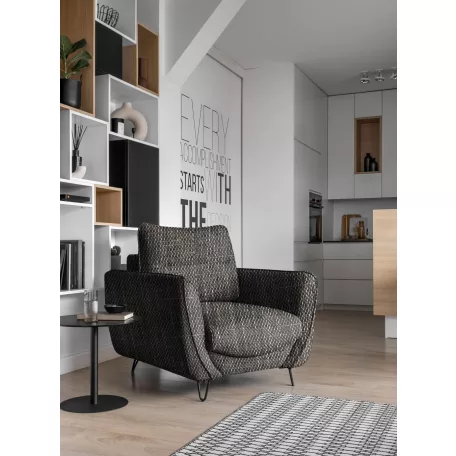 Silva 1f fotel, szürke