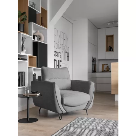 Silva 1f fotel, szürke