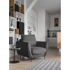 Silva 1f fotel, sötétszürke