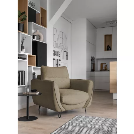 Silva 1f fotel, világosbarna