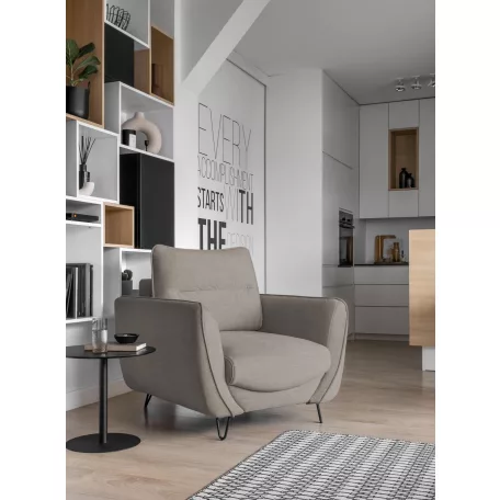 Silva 1f fotel, szürke